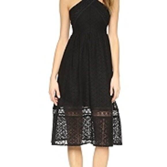 Chic Black Lace Dress - Picture 1 of 4